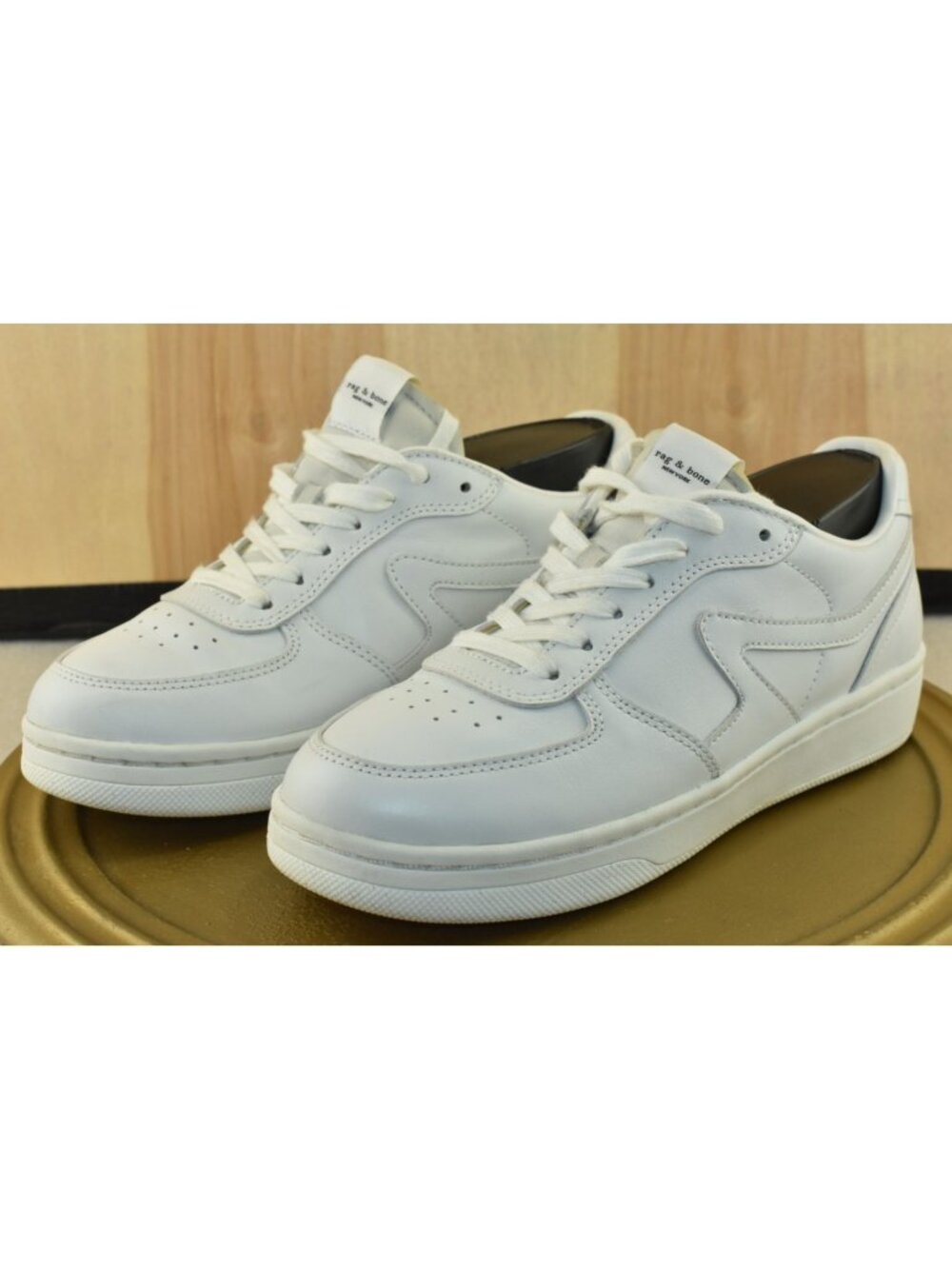 Rag & Bone Retro Court Women Shoes Size EU 36 / US 6 All White Leather Sneakers
